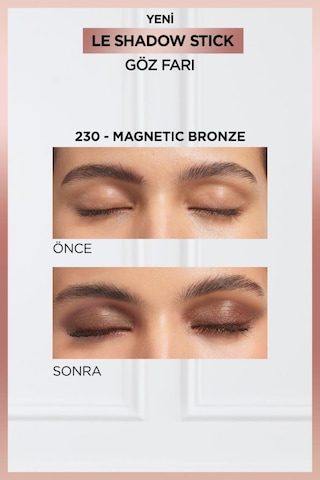 L'Oréal Paris Le Shadow Stick Göz Farı 230 Magnetic Bronze