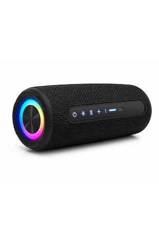 B37 Taşınabilir Şarjlı Hoparlör Su Geçirmez Bluetooth Aux Giriş Rgb Işık Efekti 1500mah Batarya Ses Sistemiz Ses Bombası Müzik Kablosuz Hoparlörextra Bass Ses Bombası Bluetooth Kablosuz Hoparlör