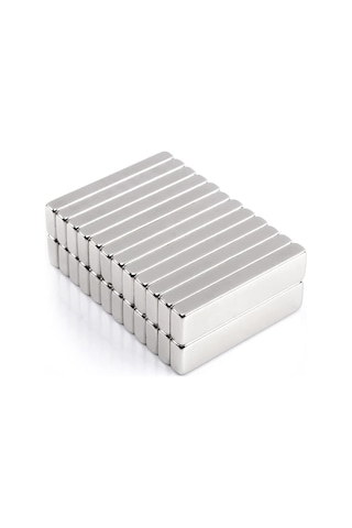 40x10x5 Mm Neodyum Dikdörtgen Süper Güçlü Mıknatıs - 5 Adet