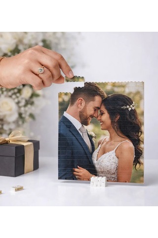 Kişiye Özel 220 Parça Fotoğraflı Blok Puzzle Kadınlar Günü, Sevgiliye Ve Anneye Özel Hediye Kobitmeyencom36881 Bk Gift