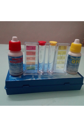 Teltree Havuz Su Test Seti: Oto Reaktif İle Ph Ve Klor Seviyesi Ölçüm Kiti, Kolay Kullanımlı, Dayanıklı Materyal