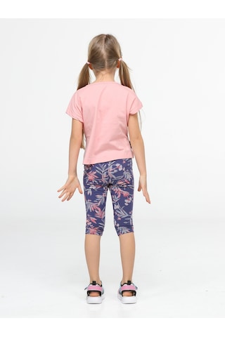 For Wild Çiçekli Tayt Takım-karışık Renk Gri