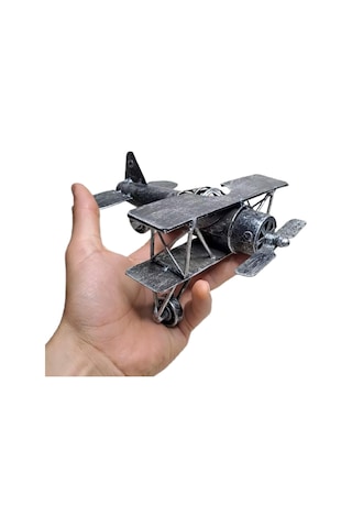 El Yapımı Retro Vintage Boeing 40a Metal Uçak Modeli Maket Biblo Özel Gün Hediyesi Vitrin Ofis Süsü