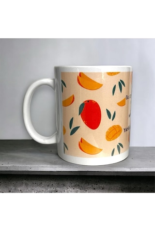 Man-go Baskılı Kupa