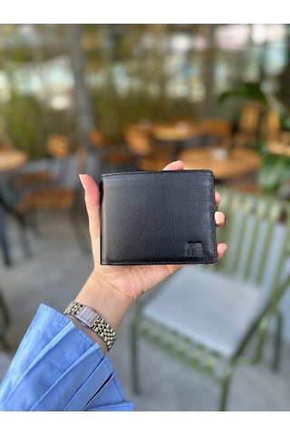 Mft Leather Hakiki Deri Erkek Cüzdan Fermuarlı, Bozuk Paralı, İsim Yazılı Tokyo 2404 - Napa Siyah Napa Siyah