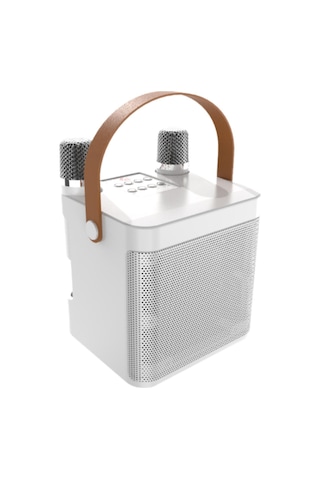 Suntek Taşınabilir Hoparlör Çok İşlevli Kolay Beyaz
