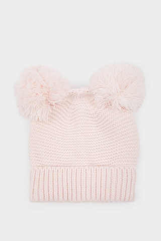 Defacto Kız Bebek Triko Bere C8164a525wnpn101 Pembe