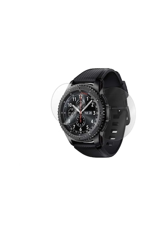 Ecr Samsung Uyumlu Gear S3 Frontier Mat Gerçek Kırılmayan Nano Ekran Kor