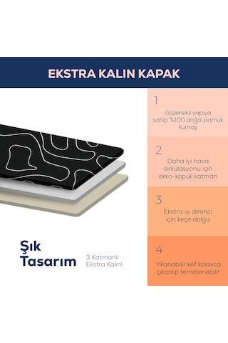 Perilla Tbtl-01 Happhom 4 Katmanlı 8 Kademeli Mono Ütü Masası 33 138cm Siyah