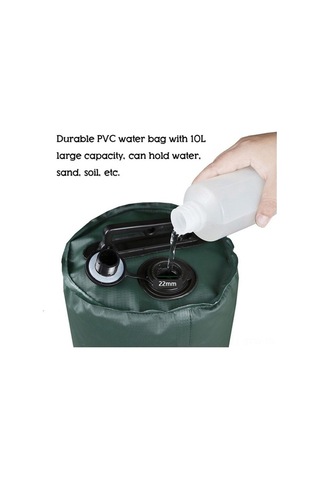 Didadodo Pvc Çadır Ağırlık Çantası - 10l, Yeşil/siyah, Renkli Seçenekler Siyah Siyah