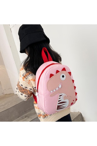 Homyl Çocuk Yürümeye Başlayan Dinozor Çantalar Için Sevimli Pembe