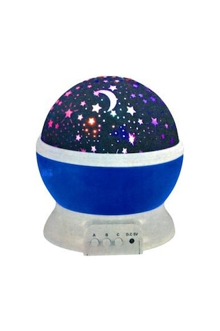 Star Master Hg-3004 Otomatik Dönerli Ay Ve Yıldız Görselli Gece Lambası Diğer