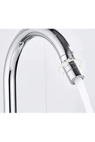 Delta Mutfak Evye Bataryası 360 Derece Döner Başlıklı Sıcak Soğuk Girişli Krom