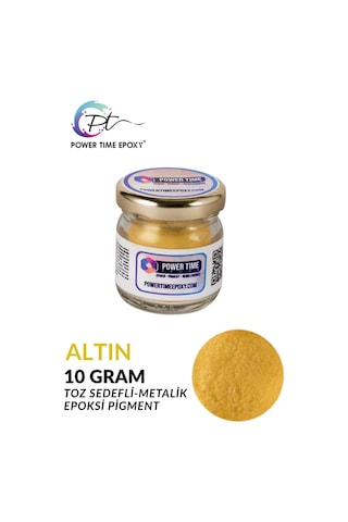 Sedefli Metalik Toz Pigment Boya / Altın Gold / Epoksi Için