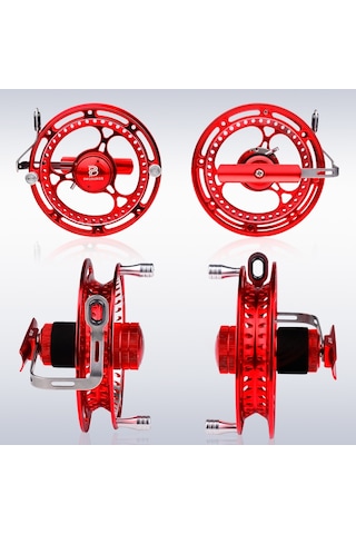 Proberos Jd85 85mm Taşınabilir Hafif Tam Metal Balıkçılık Makarası - Stil D