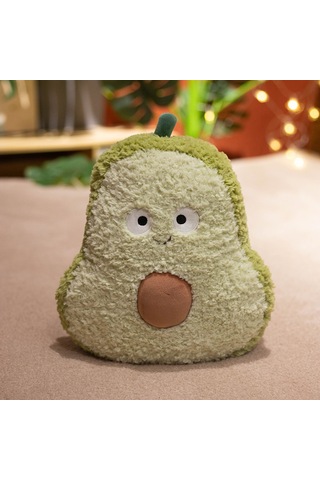 Jian Fan Sevimli Peluşyasık Kanepe Başı Minda Şekerleme Yastısı Yeşil