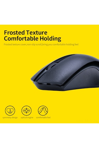 Monyee T-wolf Q2 2.4g Kablosuz Fare - 1200dpı, 3 Tuşlu, Ergonomik Tasarım, Pembe Renk, Windows/mac Uyumlu