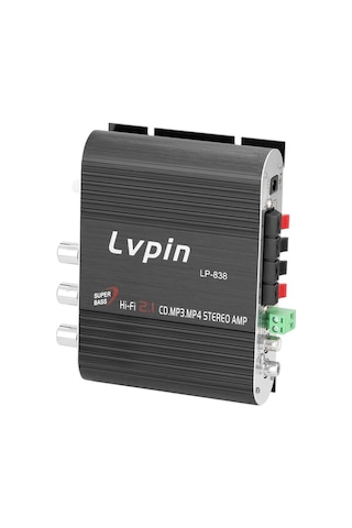 Novahub Mini Hıfı Ses Stereo Amplifikatörü, 200w Maksimum Güç, Araba Ve Ev İçin, Subwoofer, Lvpın 838