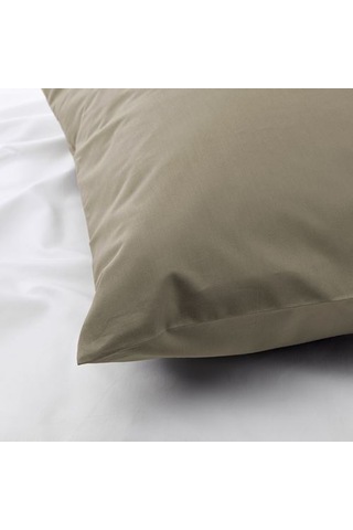 Ikea Ullvıde Yastık Kılıfı, Gri-bej, 50x60 Cm