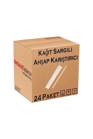 Kağıt Sargılı Ahşap Karıştırıcı 11 Cm - 6000'li