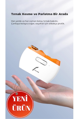 Veryfit 2 In 1 Otomatik Şarjlı Tırnak Kesme ve Manikür Cihazı Elektrikli