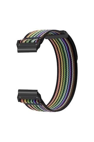 İle Uyumlu Travel Loop 26mm Kumaş Kordon 8 Amoled 51mm/ 8 Mıp 51mm/ 7x/ 7x Pro/ 6x/ 6x Pro/5x/5x Plus/enduro 3/2 İçin Hafif Yapılı Cırt Cırt Tasarım Rahat Kayış
