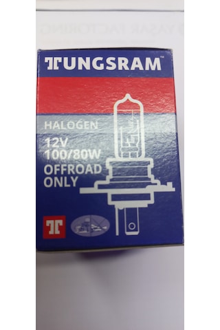 Tungsram Halojen Ampul 12v H4 80/100w Rally Tırnaklı 1 Adet