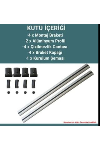 Caddy Ara Atkı Tavan Barı