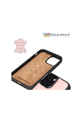Bouletta Apple İphone 13 Mini Uyumlu Deri Arka Kapak Fxcp Nu2