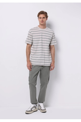 Colin's Colins Comfort Fit Yuvarlak Yaka Çizgili Erkek Yeşil Kısa Kol Tişört Cl1075391 Q1.v1 Lns Light Green Striped