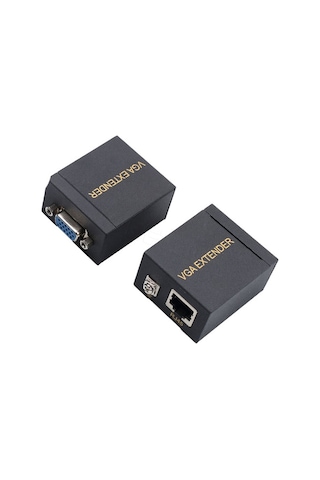 Powermaster Pm-17297 Vga To Cat5 Cat6 60 Metre Vga Extender Uzatıcı Görüntü Sinyal Uzatıcı