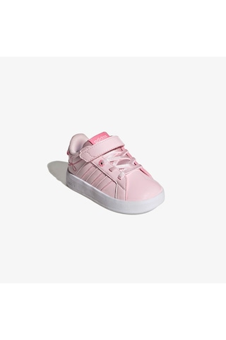 Adidas Grand Court 3.0 Girls Elastic Lace Çocuk Pembe Spor Ayakkabı Kı8121 2800236