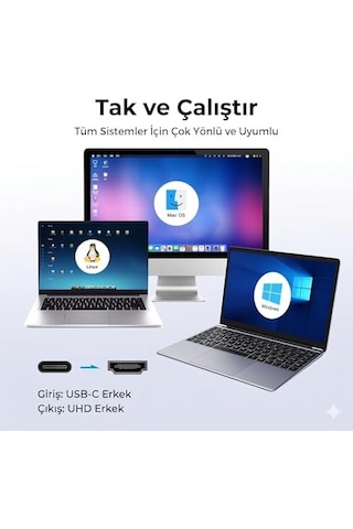 Hdmı To Type C 4k 60hz 18 Gbps