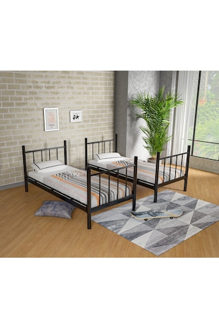 Ejder metal Ranza 90x190 Siyah Ranza (yataksız)