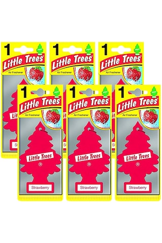 Little Trees Strawberry Çilek Aromalı Oto Kokusu 6 Adet