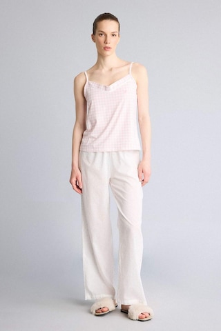 Defacto Regular Fıt Uzun Boy Gabardin Ecru Pijama Alt G4414ax26smer98 Ekru-er98