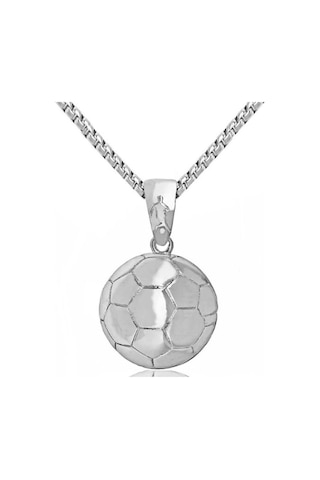 Saatcaddesi Metal Futbol Topu Spor Takı Kolye