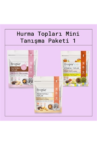 Fropie Meyve Topları Karışık Mini Tanışma Seti-1 3 x 80 G