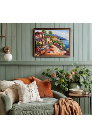 Ks Games 500 Parça Sessiz Kıyı Kasabası Puzzle - Jin Park