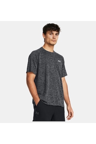 Under Armour Ua Tech Textured Ss Erkek T-shirt 1382796-001 Siyah