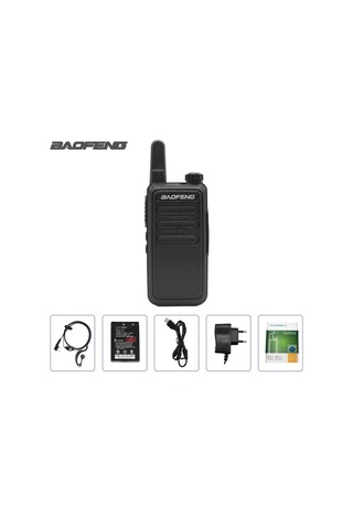 Valkyrie Baofeng BF-R5 Lisanssız Kulaklıklı Şarjlı 16 Kanal Vox El Telsizi