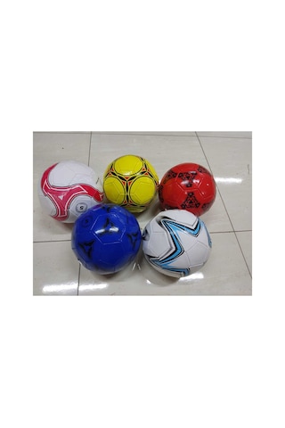 5 Numara Futbol Topu 5 No, Desenli Futbol Topu, Dikişli Futbol Topu Pompa Dahil Değildir Çok Renkli Çok Renkli