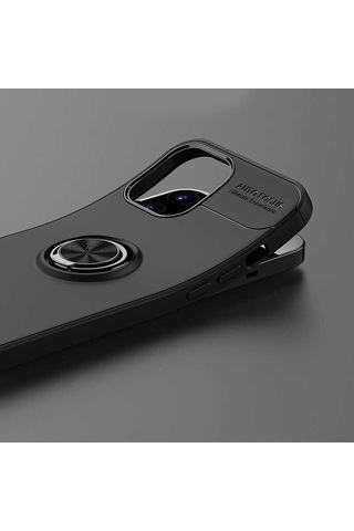 Apple Uyumlu iPhone 12 Pro Uyumlu Zore Ravel Silikon Kılıf-siyah Siyah -
