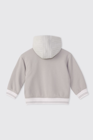 Panço Erkek Bebek Kapüşonlu Gri Sweatshirt