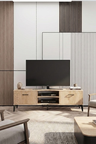 Storeşahin Vera Tv Sehpası Suntalam Bej 160x35 Shn0720