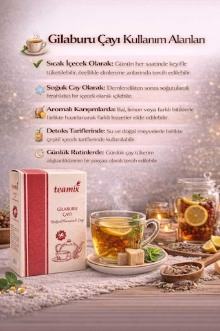 Gilaburu Çayı Bitkisel Karışımlı 60 G 30 Süzen Poşet