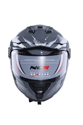 Ncr X-Cross Çene Açılır Ece-22.06 Kask Nardo Gri