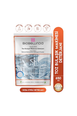 Doğal Toz Bulaşık Makinesi Deterjanı 650 Ml