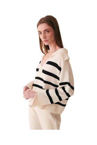 Kazak Uniseks Beyaz Kazak - W22w08d133kz Beyaz