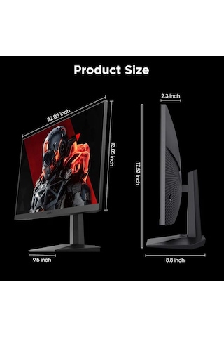 Kooruı 24.5 25e3a Gaming 170hz Monitör Siyah 1ms
